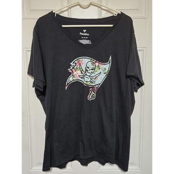 Fanatics Tops - Tampa‎ Bay Buccaneers Shirt Womens Sz 3XL Fanatics NFL Black